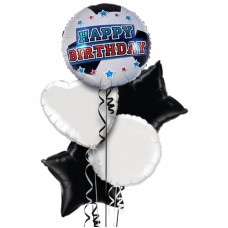 Happy Birthday Football Balloon Bouquet